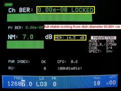 12 687 V Int 1002 Packet Digi TV stabilny prirastok ziskoveho rastu okolo 7 dB