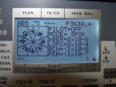 ABS 1 at 75.0 e-A footprint-3 638 V DVB-S2 Data-8PSK constellation diagram
