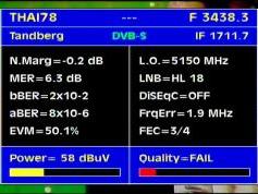 Thaicom 5 at 78.5 e-asian beam-3 438 V Terai TV-Q data
