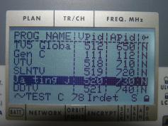 Thaicom 5 at 78.5 e-global beam-3 600 H Thaicom network-NIT data